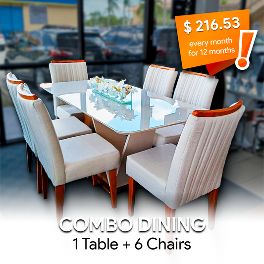 COMBO Dining Table with Chairs