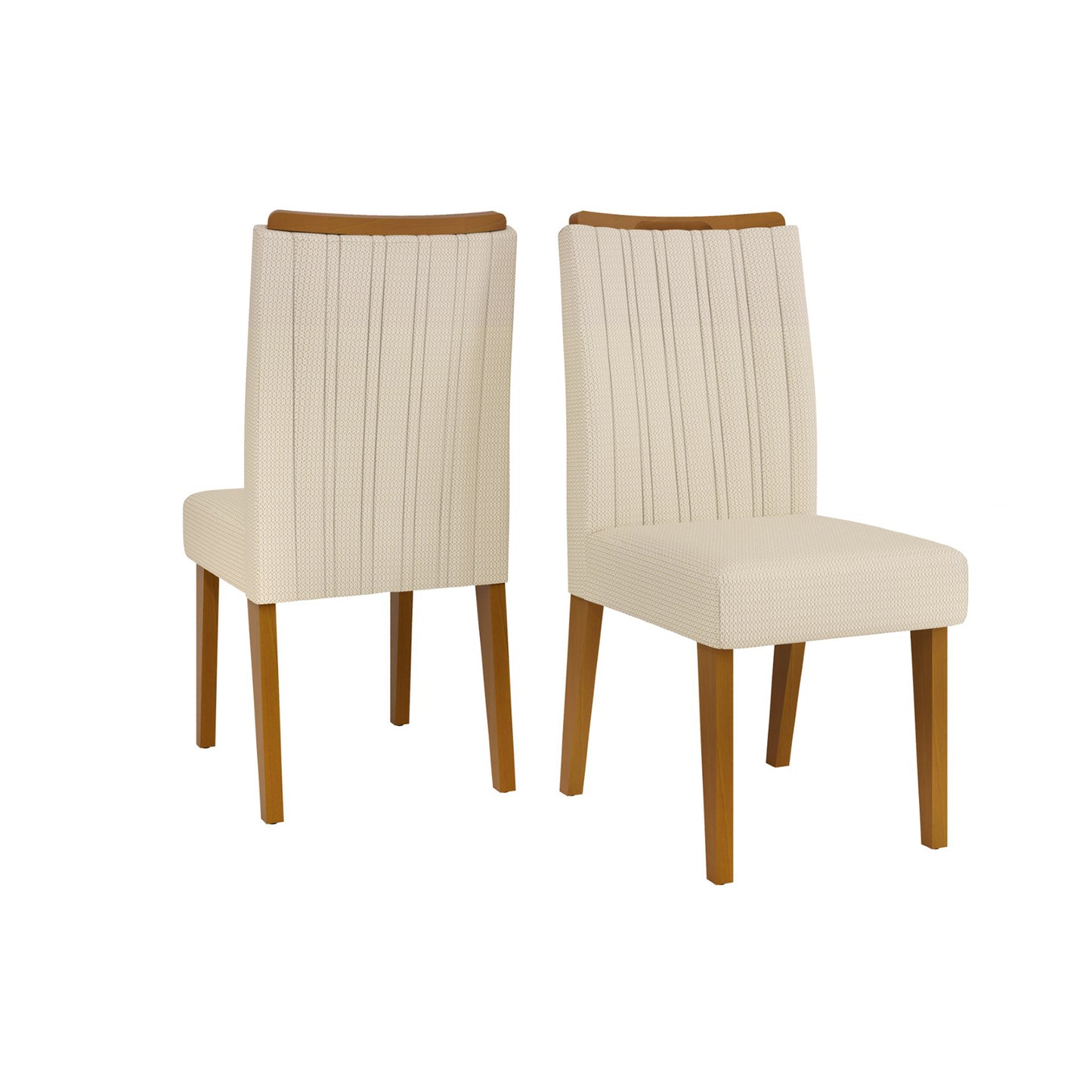 2 YORK Chairs in Brazilian wood