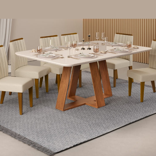 Dining table  Large + 6 Chairs